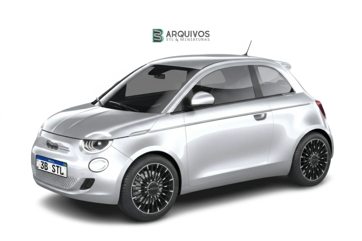 Modelo 3D STL - Fiat 500 2021